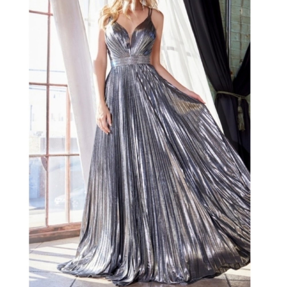 Purple Iridescent Evening Gown